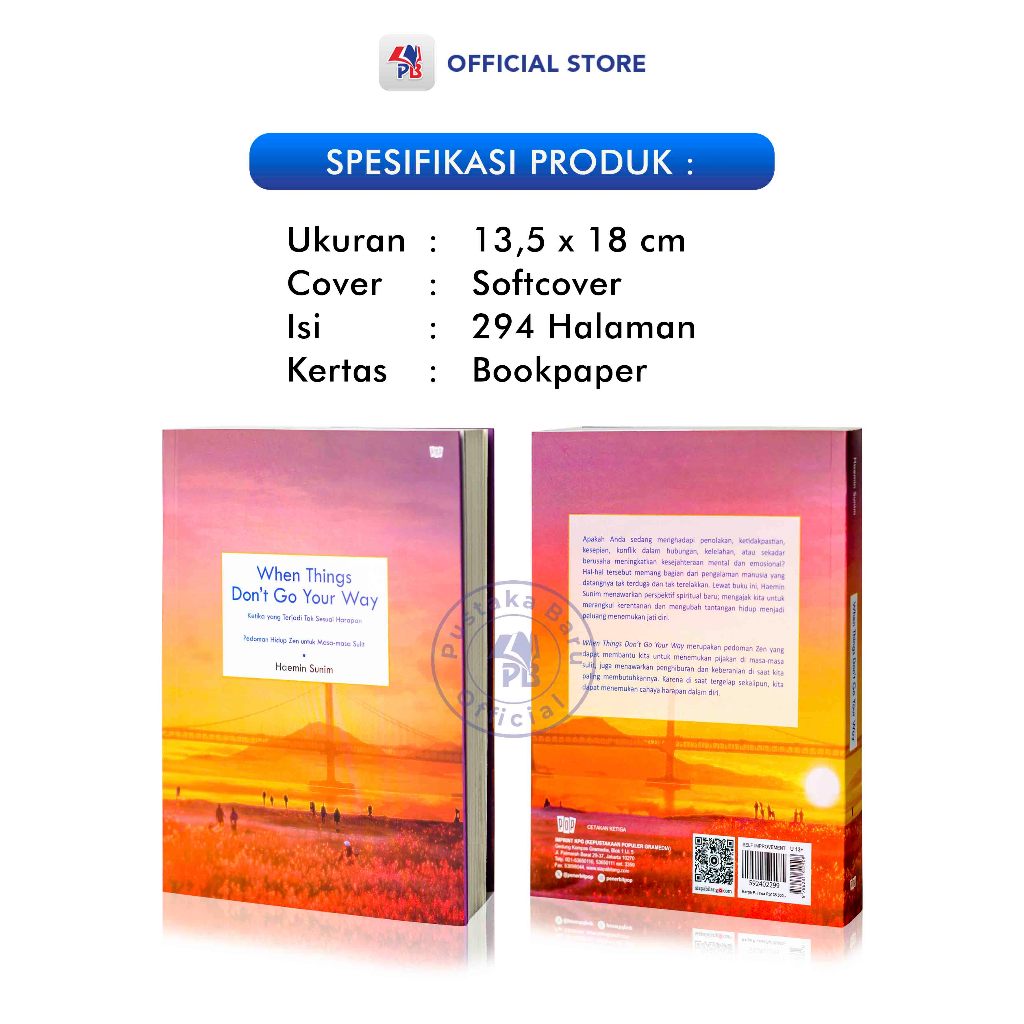 Jual Buku When Things Don't Go Your Way – Haemin Sunin / Gramedia ...