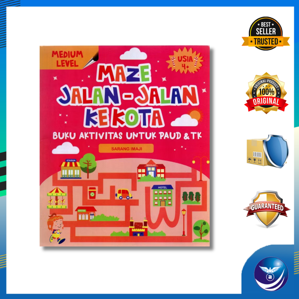 Jual Maze Jalan-Jalan Ke Kota, Buku Aktivitas untuk PAUD & TK | Shopee ...