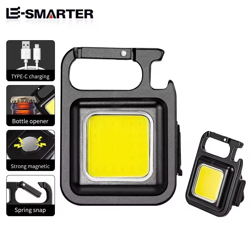 Jual LED Mini Senter Super terang gantungan kunci lampu saku dengan ...