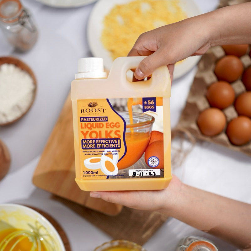 Jual Kuning Telur Cair 1L / Liquid Egg Yolk 1L | Shopee Indonesia