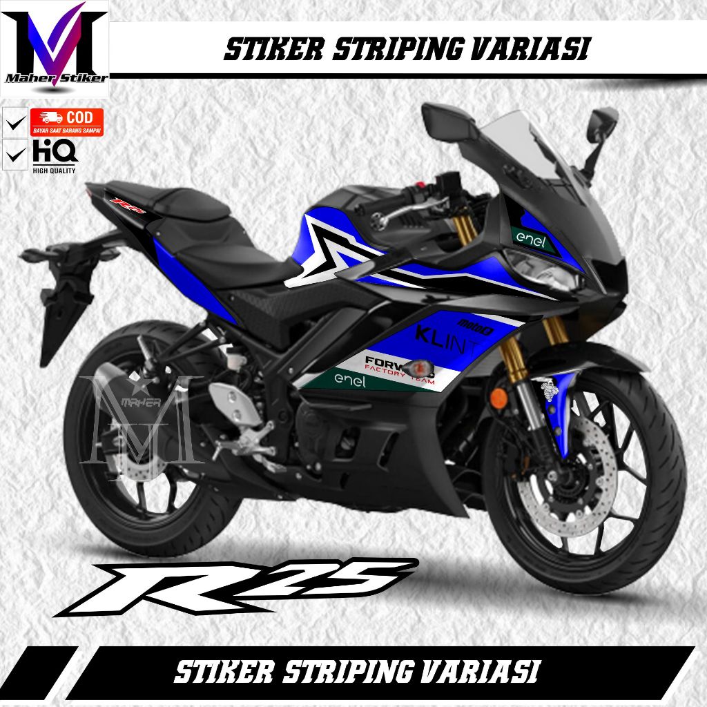 Jual Stiker Striping R25 New Variasi Forwad | Shopee Indonesia