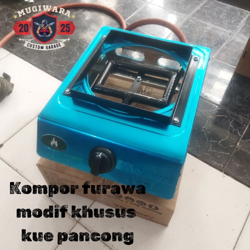 Jual kompor furawa modif pancong 1 tungku, kompor roti bakar, kompor ...