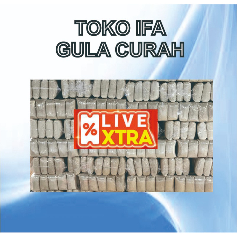 Jual [Paket 10kg] GULA PASIR LOKAL KEMASAN 1kg GULA PASIR MURAH