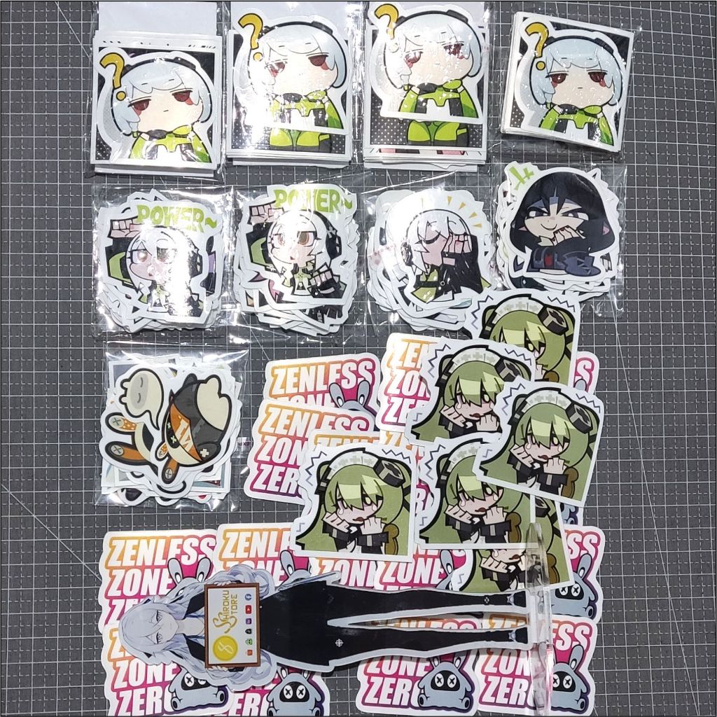 Jual Zenless Zone Zero Premium Sticker Pack / Paket Set Stiker Game ...