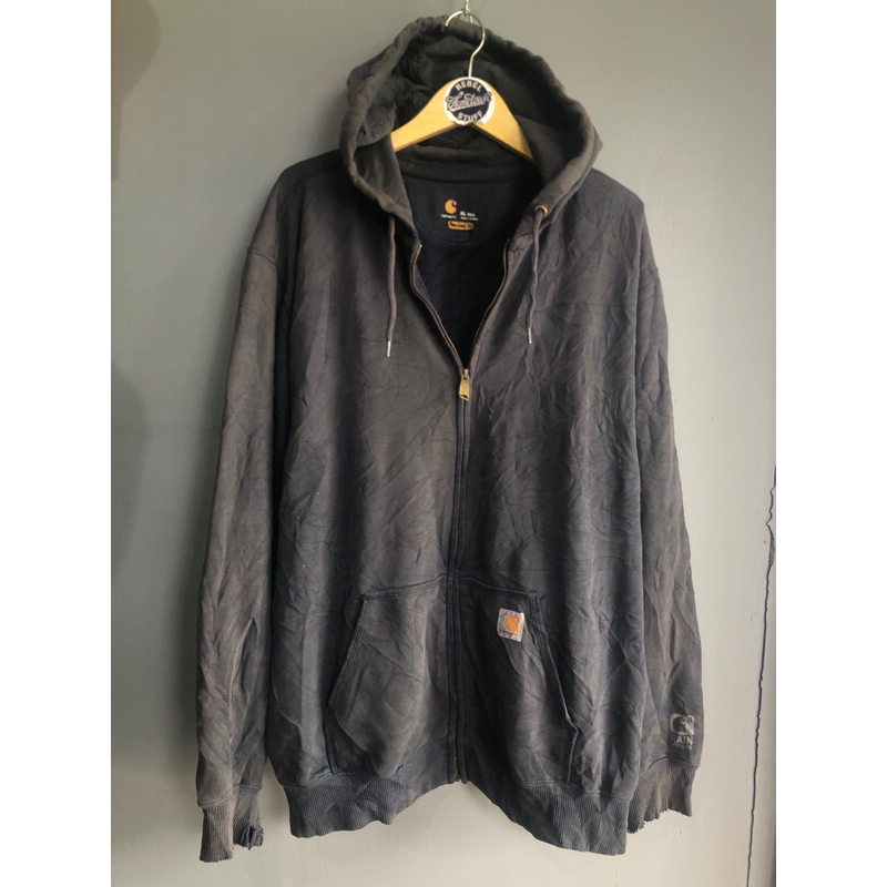 Jual CARHARTT ZIPPER RAIN DEFENDER SECOND OEIGINAL | Shopee Indonesia