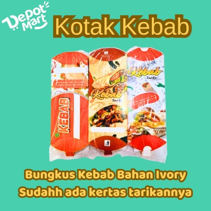 Jual Bungkus Kebab mini/Kotak kebab mini isi 20pcs | Shopee Indonesia