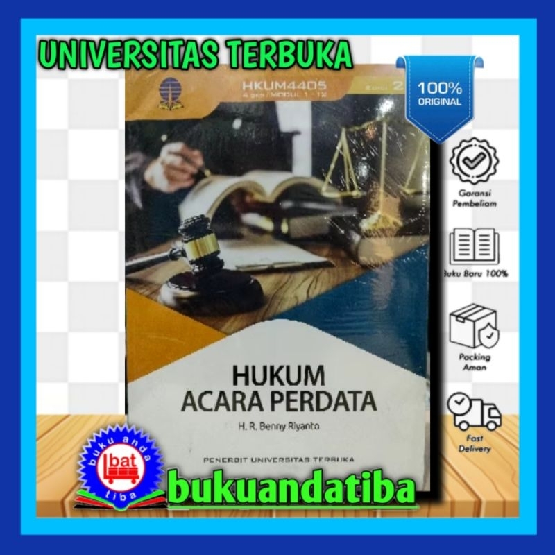 Jual HUKUM ACARA PERDATA - H.R. Benny Riyanto - UNIVERSITAS TERBUKA ...