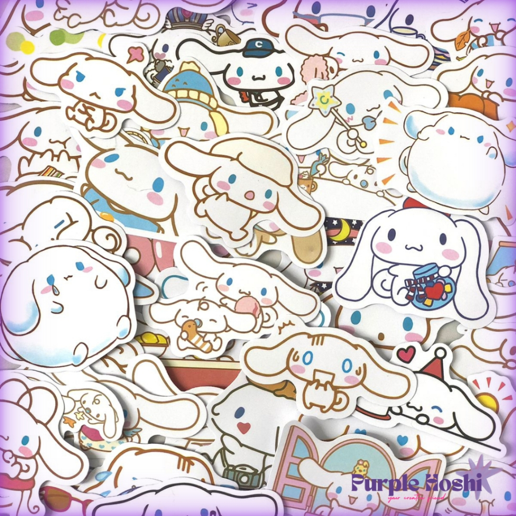 Jual Purple Hoshi Sticker Set 50-100 Pcs Sticker Deco Cute DIY Buku ...