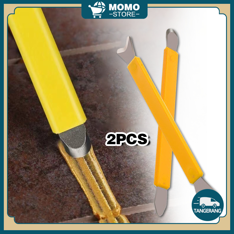 Jual Kit 2PCS Alat Pembersih Lem Sealant Bahan Baja Tungsten Scraper ...