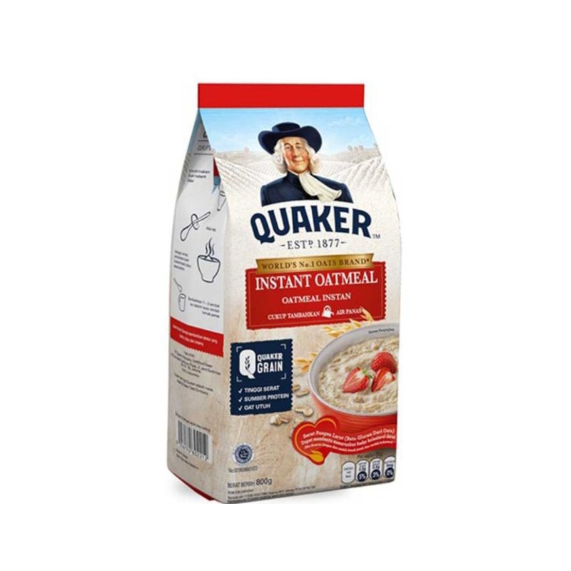 Jual QUAKER INSTANT OATMEAL 800 gram | Shopee Indonesia