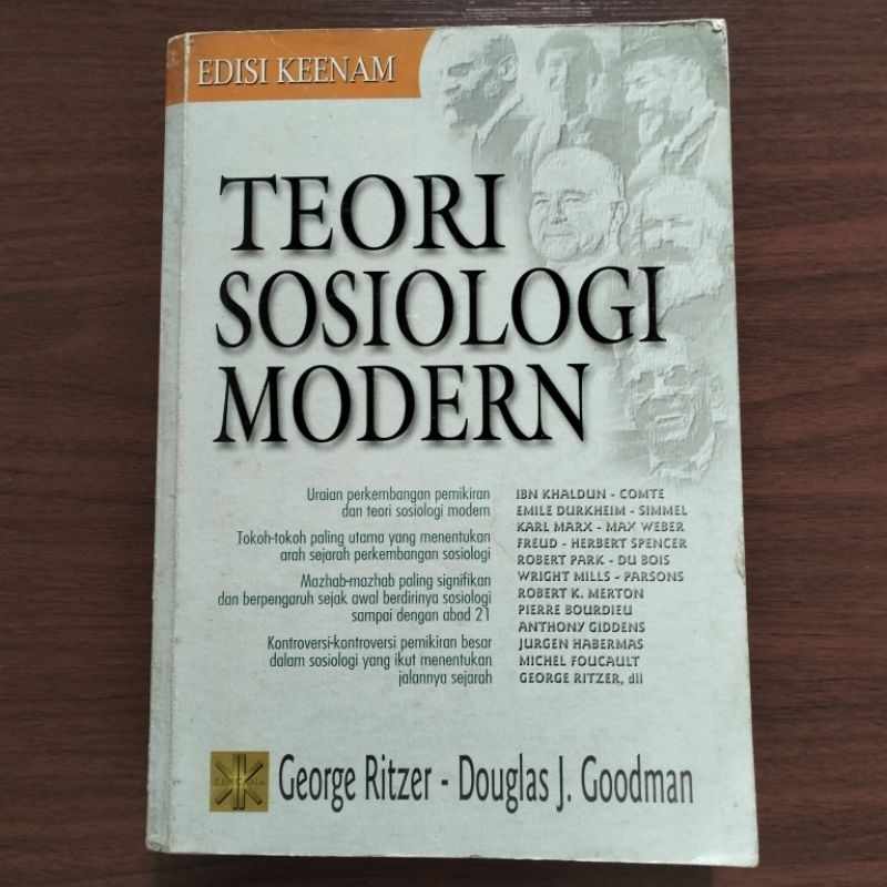 Jual Buku Preloved (Bekas Ori) Original Teori Sosiologi Modern Edisi ...