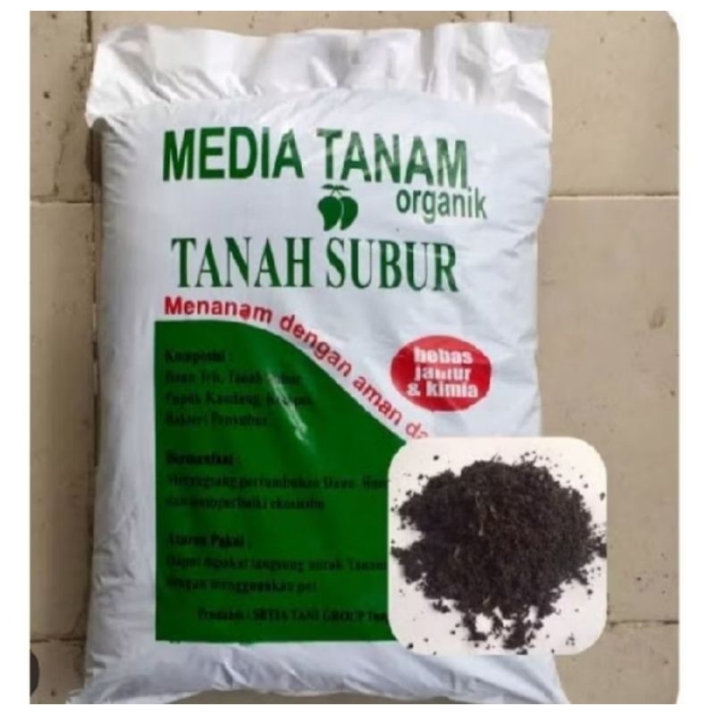 Media Tanam tanah subur Kemasan ( 1 KG )siap pakai