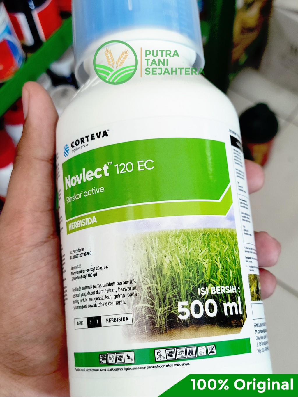 Jual Herbisida Novlect 100/20EC 500ml Obat Pembasmi Gulma Rumput ...