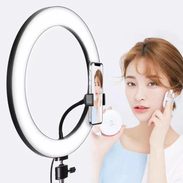 Paket Komplit Ringlight 26cm Tripod 2 1 Meter Make Up Vlog Lampu Ringlight