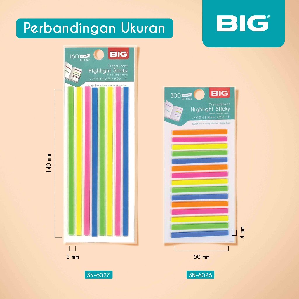 Jual BIG Sticky Notes Lidi Warna Neon/ Label Index/ Index Mark/ Tab ...