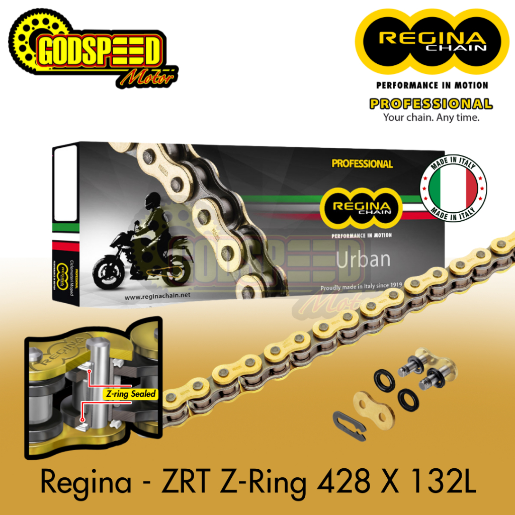 Jual RANTAI GOLD REGINA ITALY 428 ZRT Z-RING ZRING O-RING ORING CBR GSX ...
