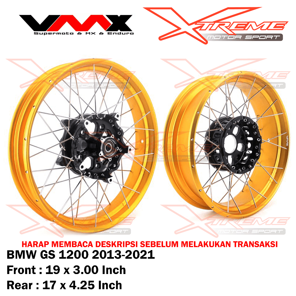 Velg Jari Jari Depan Belakang KTM 390 ADV BMW GS 1200 CB500X
