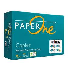 Jual [ RIM ] Kertas Printer HVS Putih A4 F4 | 75 80 gsm - Paper One ...