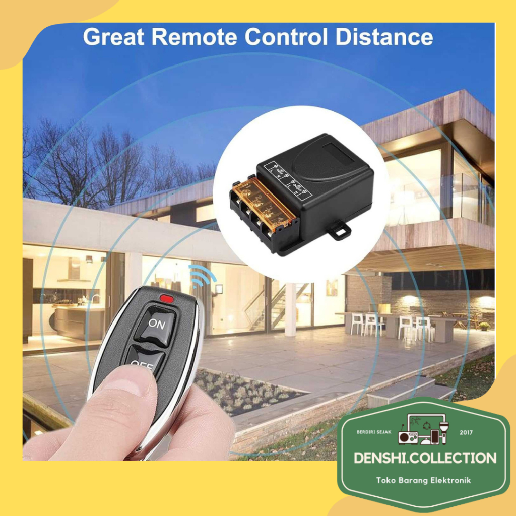 Jual Remot On Off (Arus AC) I Remot Otomatis I Wireless Relay Switch ...