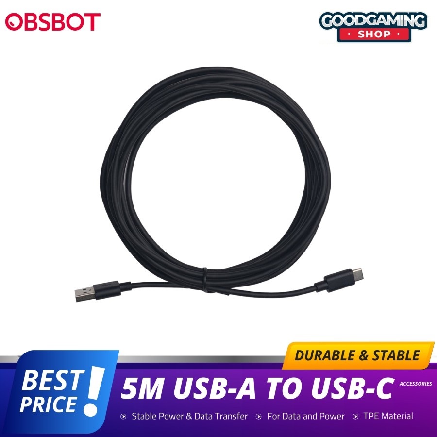 Jual OBSBOT 5m (16ft) USB-A to USB-C Cable | Shopee Indonesia