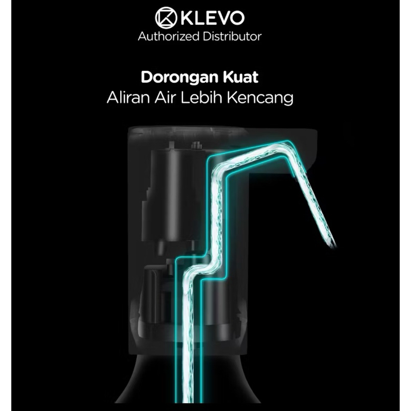 Jual KLEVO KL-WP03 POMPA GALON ELECTRIC rechargeable Type C Dispenser ...