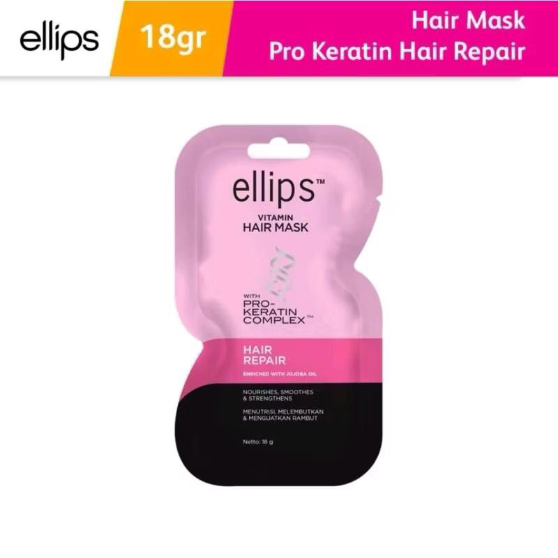 Jual Ellips Hair Mask Pro Keratin Hair Repair 18g | Shopee Indonesia