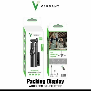 Tongsis Tripod Selfie Stick Bluetooth ORGINAL VERDANT Super Mini 80CM Gampang Di Bawa Kemana