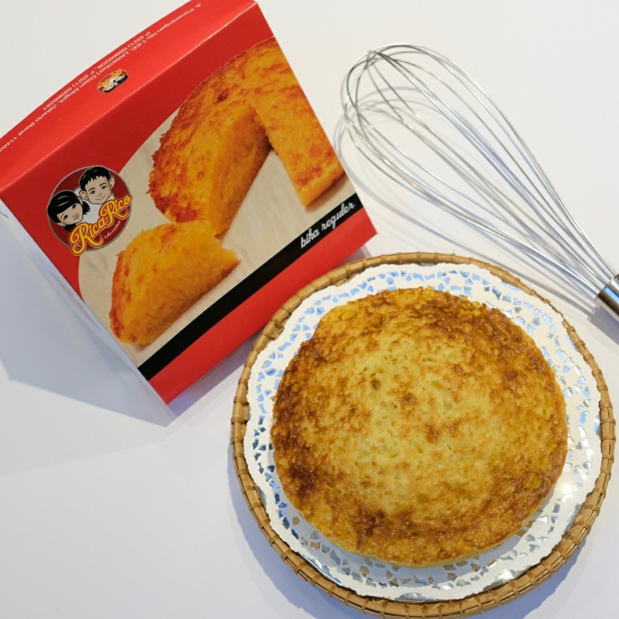 Jual Kue Bika Bica Ambon Rica Rico Original Pandan Ukuran Reguler 18cm ...