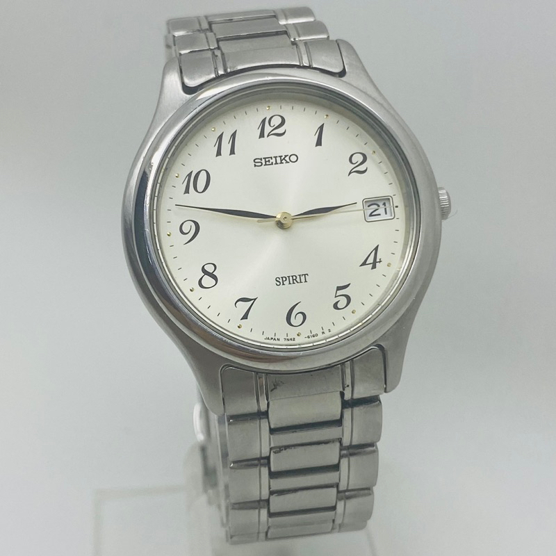 Jual Seiko Spirit 7N42-6110 Made in Japan White Dial