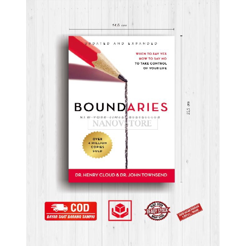 Jual Buku Boundaries When To Say Yes, How To Say No To Take Control Of ...