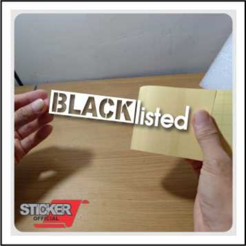 Jual sticker #07, sticker blacklisted jdm | Shopee Indonesia