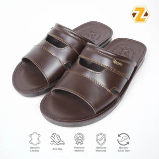 ZEGER Sandal Kulit Pria Selop Kokop - TM 401
