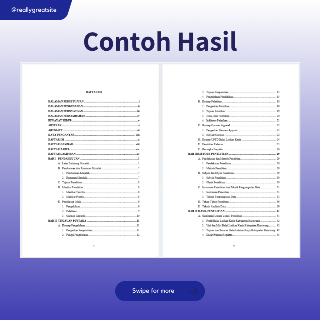 Jual Jasa DAFTAR ISI | DAFTAR TABEL | DAFTAR GAMBAR | DAFTAR LAMPIRAN ...