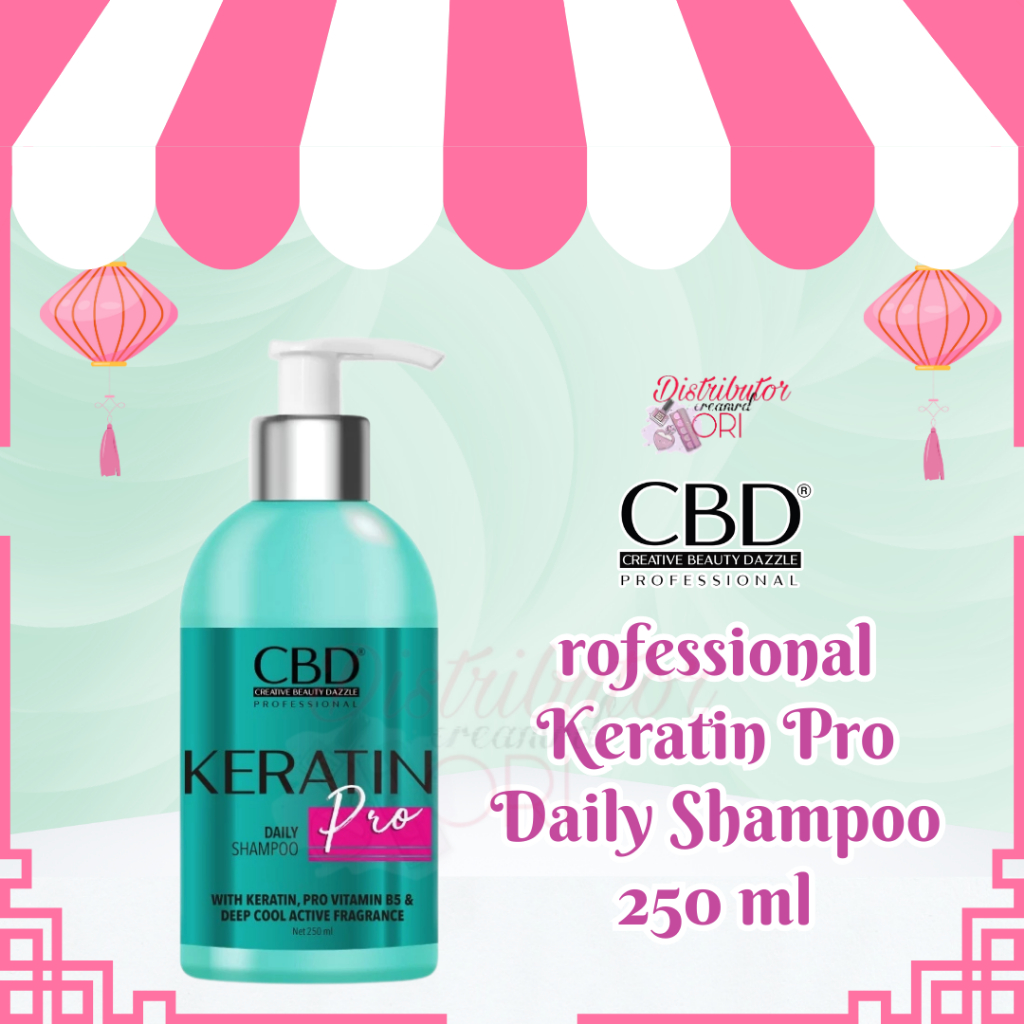 CBD Professional Keratin Pro Daily Shampoo 250ml | original | ready stock