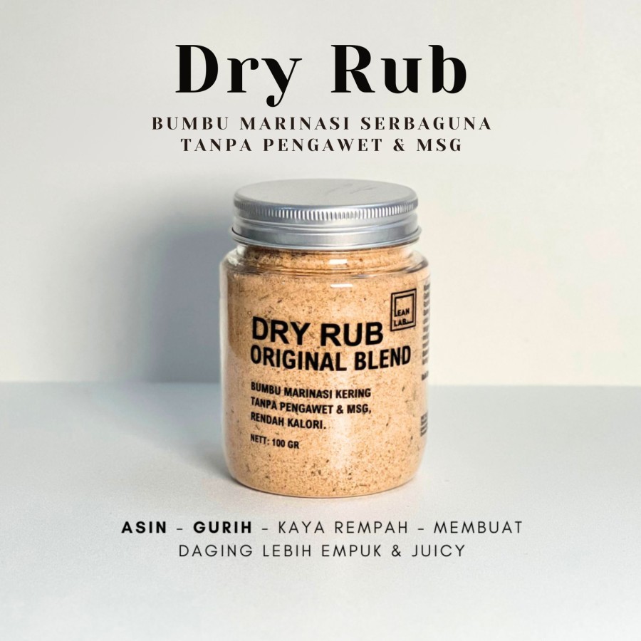 Jual Lean Lab Bumbu Masak Marinasi Dry Rub 100g Rasa Original Blend ...