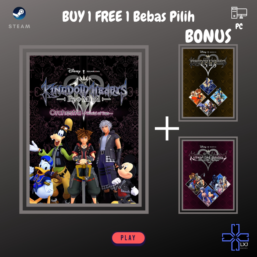 Jual Kingdom Hearts Integrum Masterpiece (Full Collection) PC Original ...