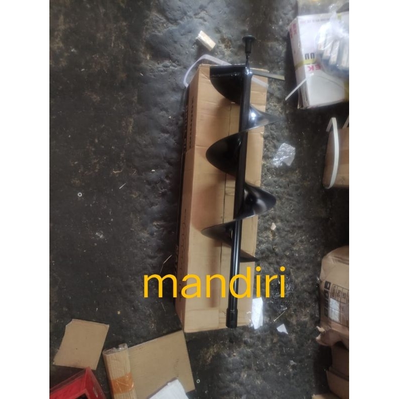 Jual mata bor tanah 150mm earth auger drill bit 150mm | Shopee Indonesia