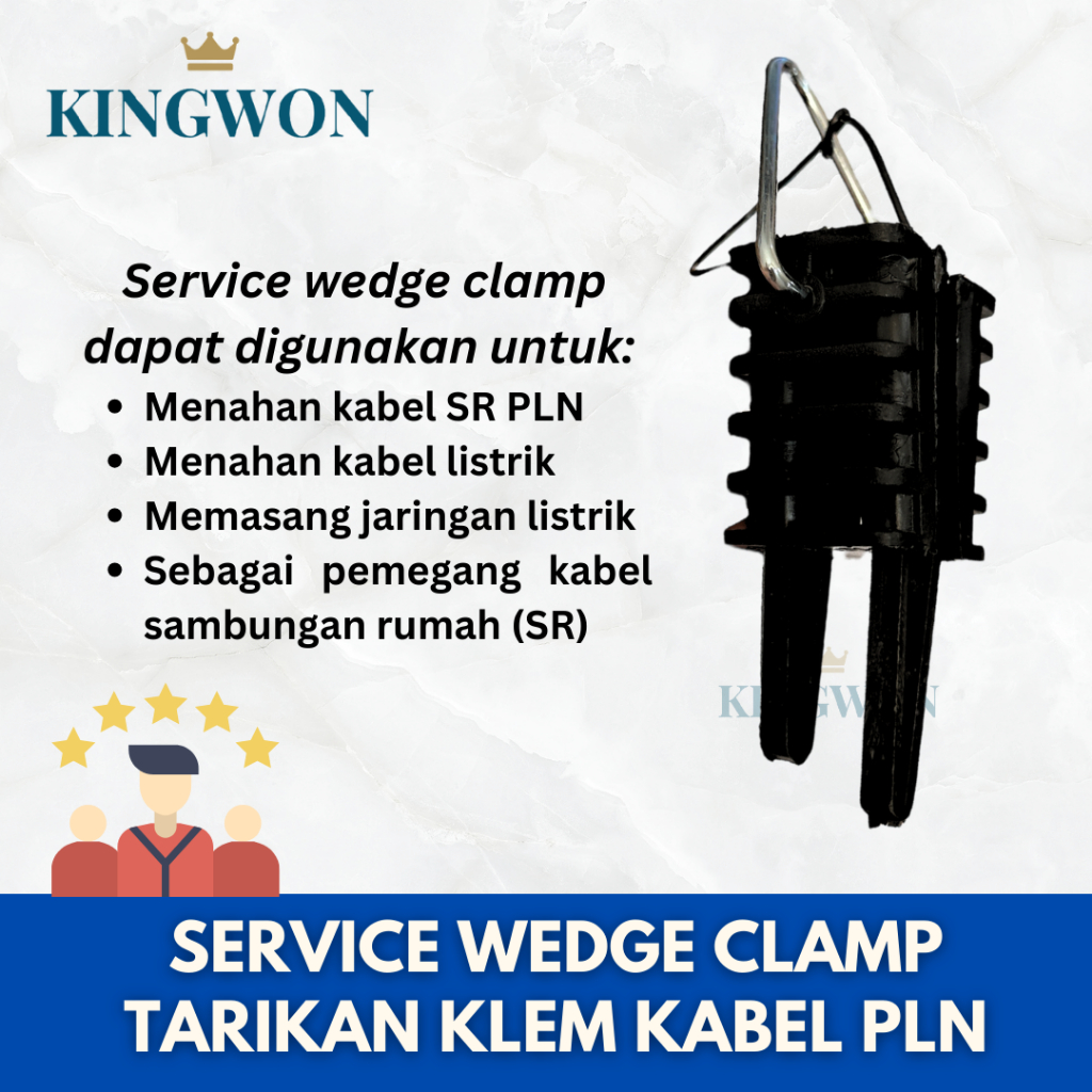 Jual SERVICE WEDGE CLAMP TARIKAN KLEM KABEL PLN /KABEL SR / STRAINT ...