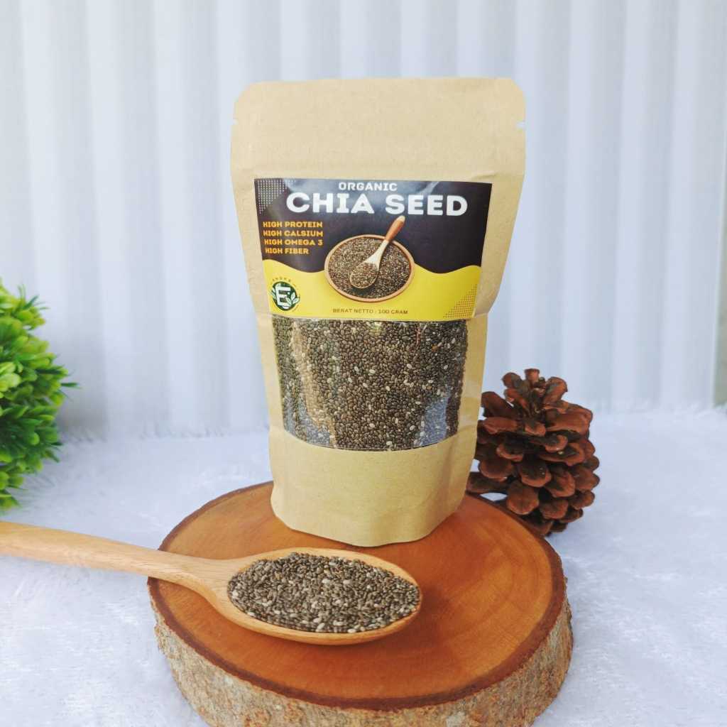 Jual ORGANIC BLACK CHIASEED 100GR / CHIA SEED PREMIUM ORIGINAL MEXICO ...