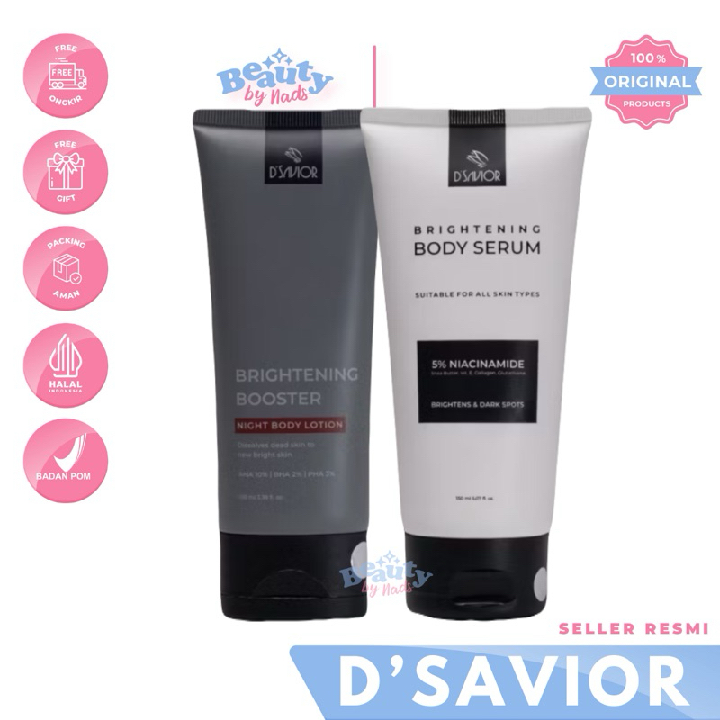 Jual BEAUTYBY.NADS | D'SAVIOR BRIGHTENING BOOSTER NIGHT BODY LOTION ...