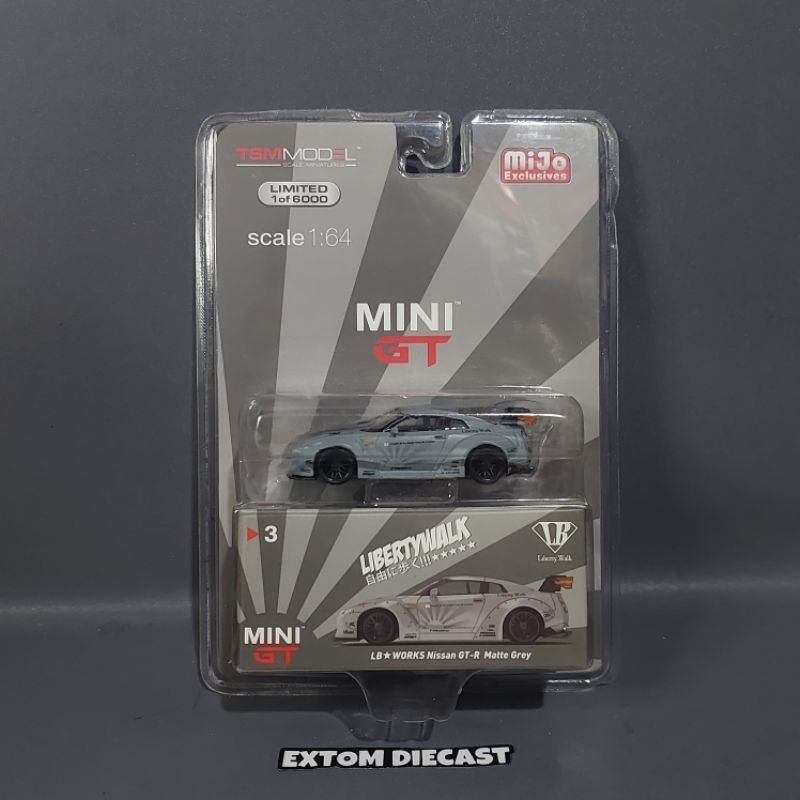 Jual Mini GT Nissan Skyline R35 LBWK Matte Grey | Shopee Indonesia