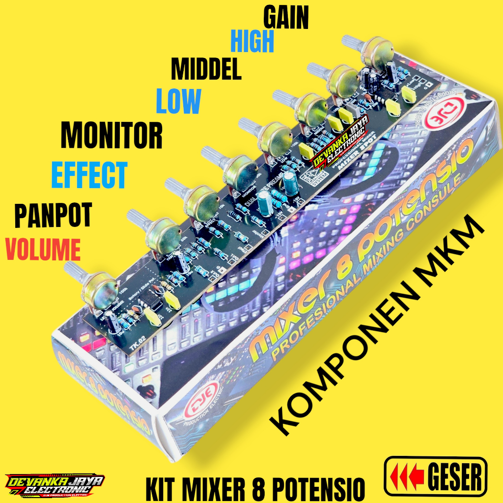 Jual Penguat mic mixer yamaha 8 potensio 8 pot | Shopee Indonesia