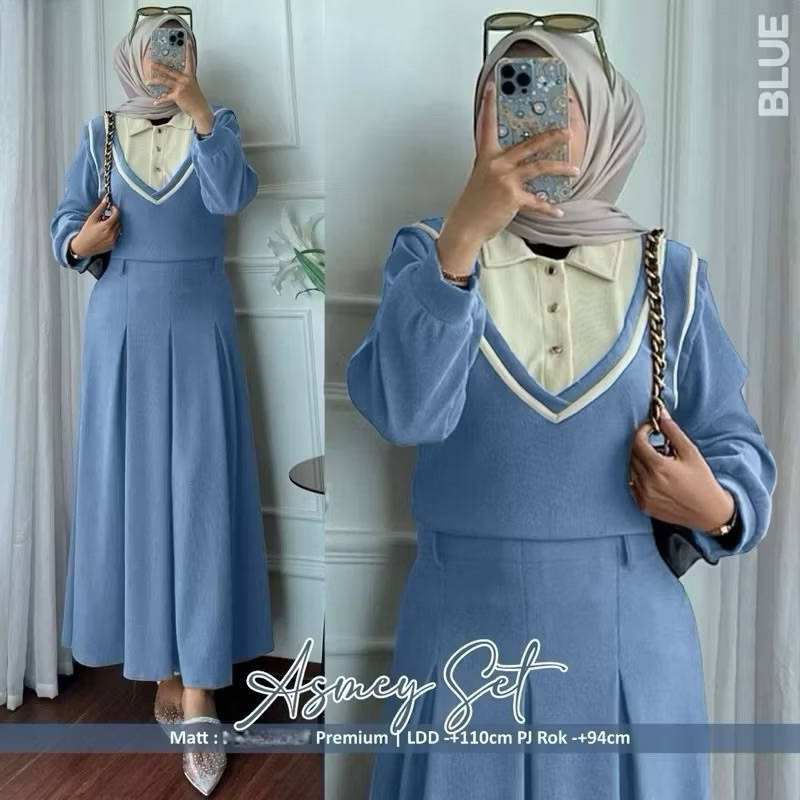 Jual ASMEY SET ROK ONE SET CRINGKEL AIRFLOW | Shopee Indonesia