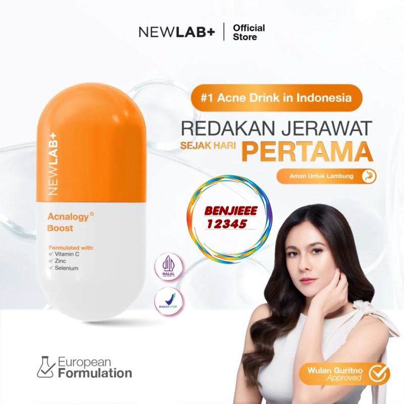 Jual Acnalogy Boost NEWLAB ACNALOGY BOOST acne supplement jerawat bruntusan minuman Newlab newlab new lab acnalogy boost Indonesia