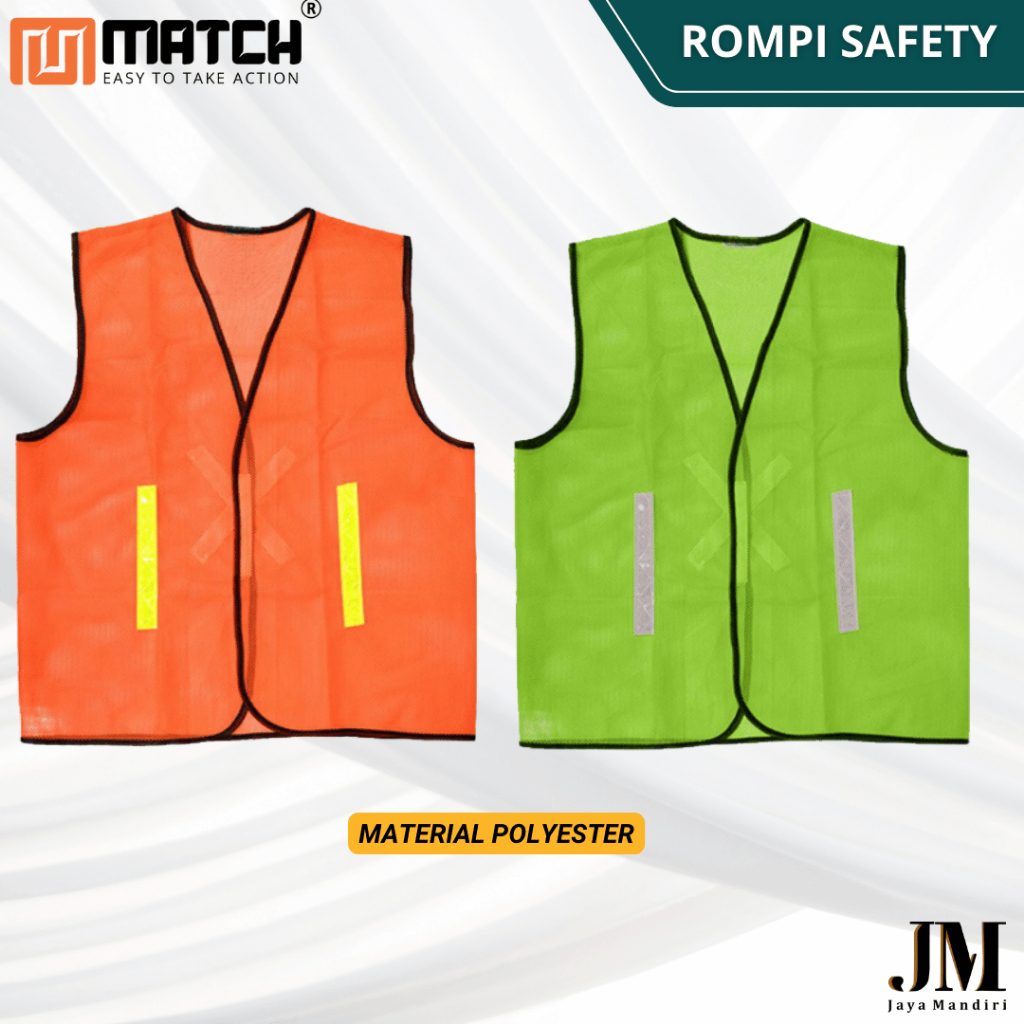 Jual MATCH Rompi Proyek Safety K3 Jaring Jala Rompi Keselamatan Kerja ...