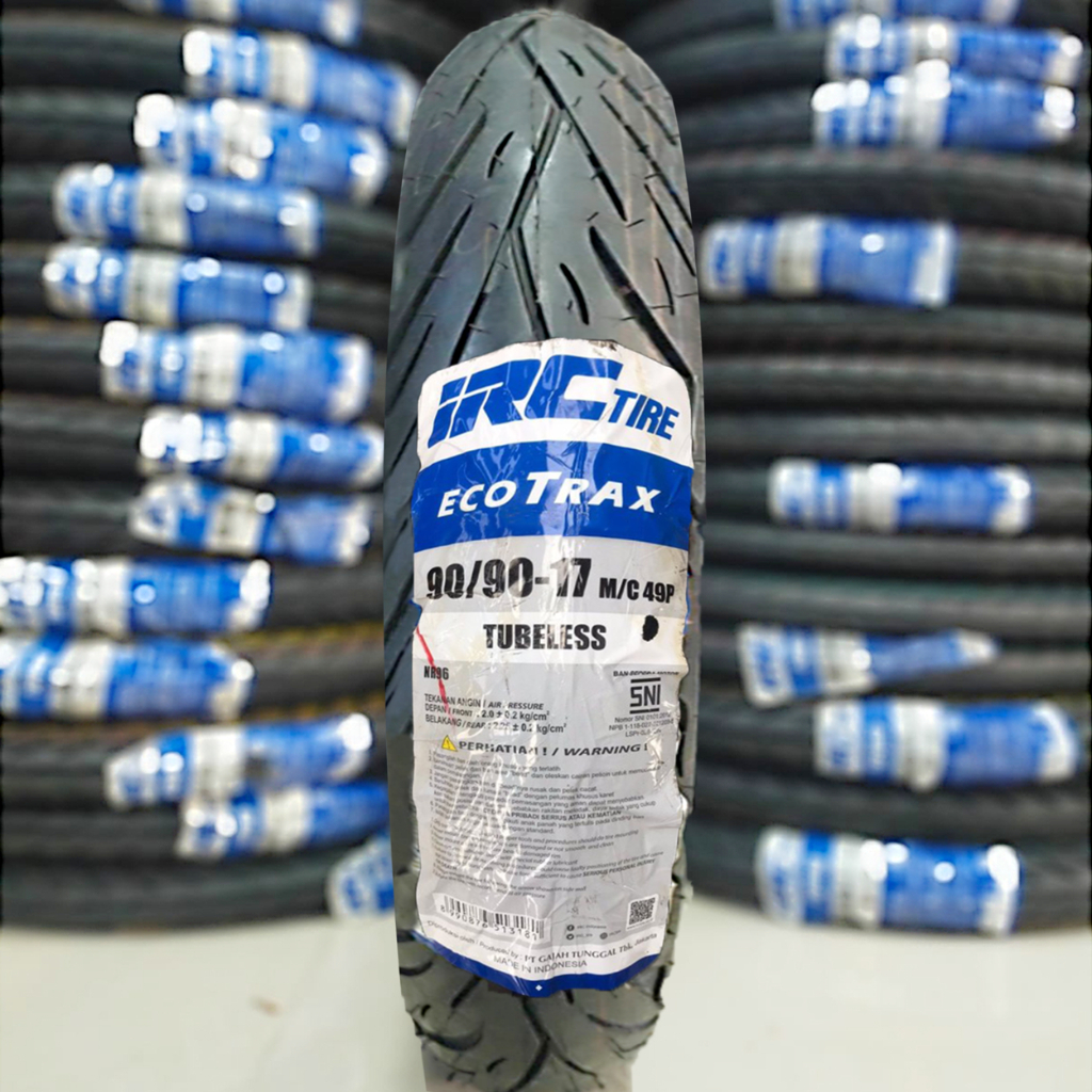 Jual Ban Motor Bebek IRC ECOTRAX 90/90 Ring 17 Tubeless | Shopee Indonesia