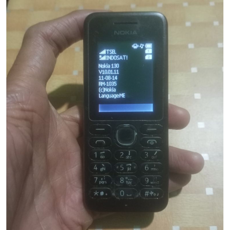 Jual NOKIA SENTER 130 (RM-1035) ORIGINAL DUAL SIM | NORMAL | SIAP PAKAI ...