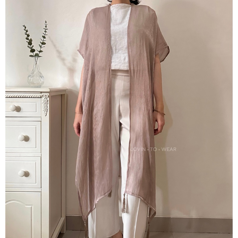 Jual LOVINTOWEAR - Lily Outer Simple - Raya Outer Mewah - Outfit 2026 ...