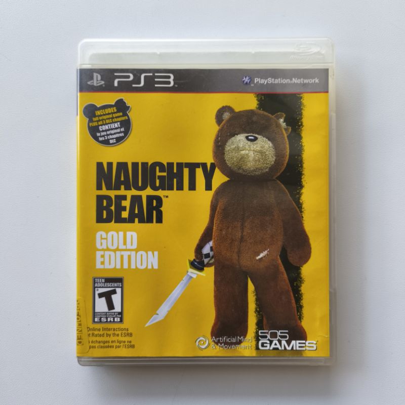 Jeu NAUGHTY BEAR PS3 - Sony Playstation 3 - Action - Complet - Occasion