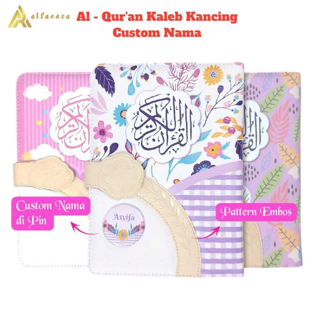 Jual Alfareza - Quran A5 Kaleb Kancing, hafalan, jaket emboss, kancing ...
